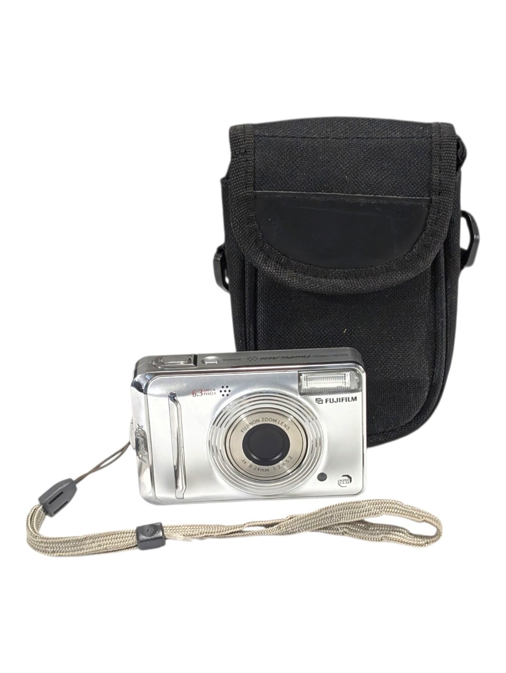 Fujifilm FinePix A600 6.3MP Digital Camera Silver With Case Tested